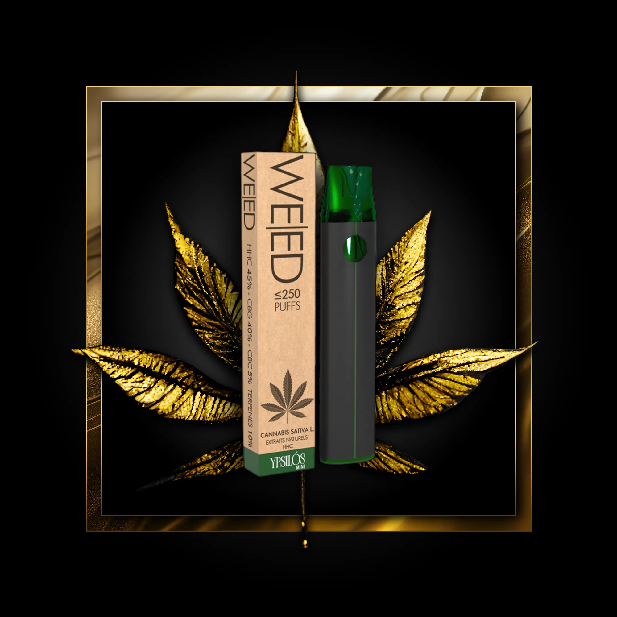 Weed (egyszer használatos) 250 felfújás - 0,50 ml. HHC