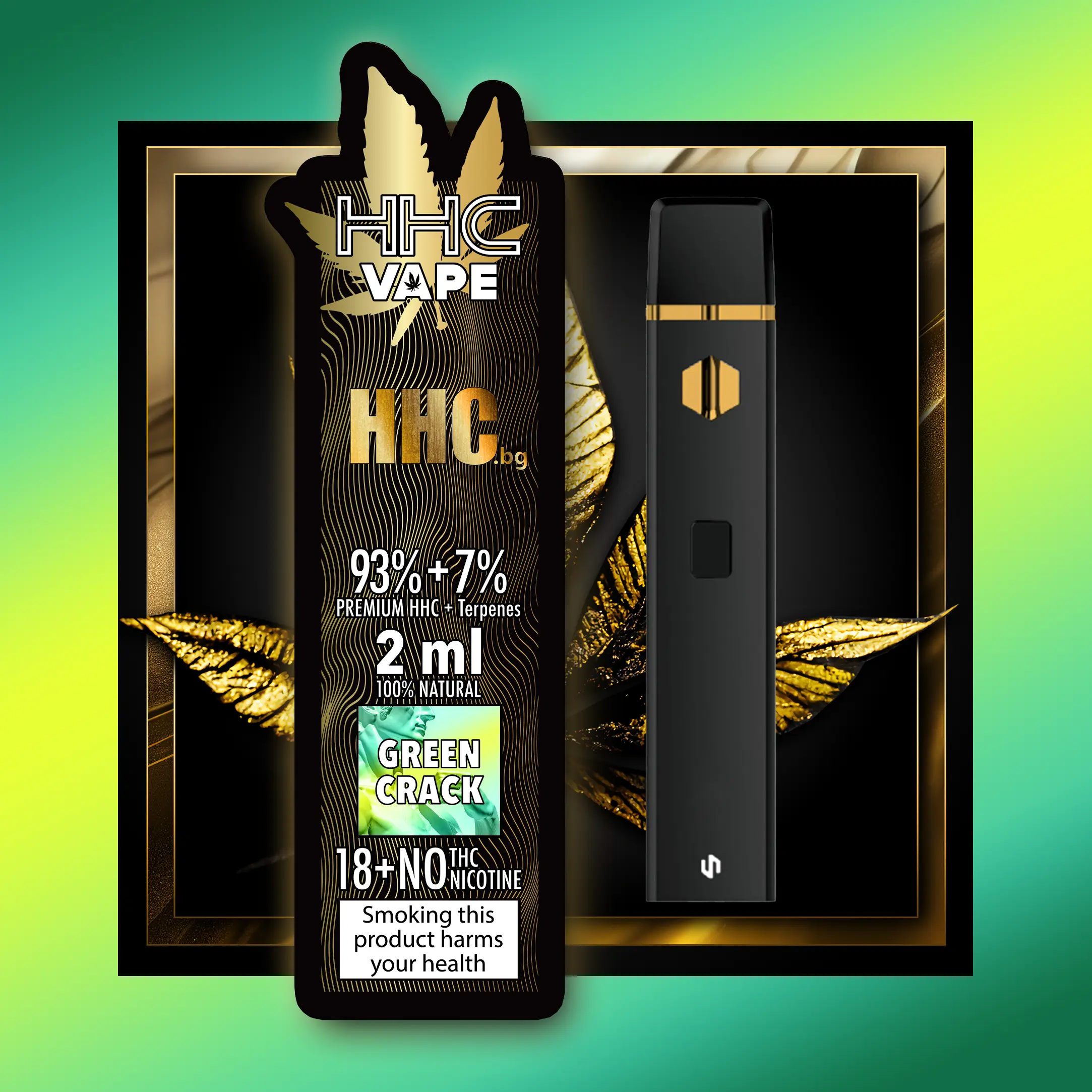 Pineapple Express H4CBD Prémium Vape - 2.00 ml. H4CBD