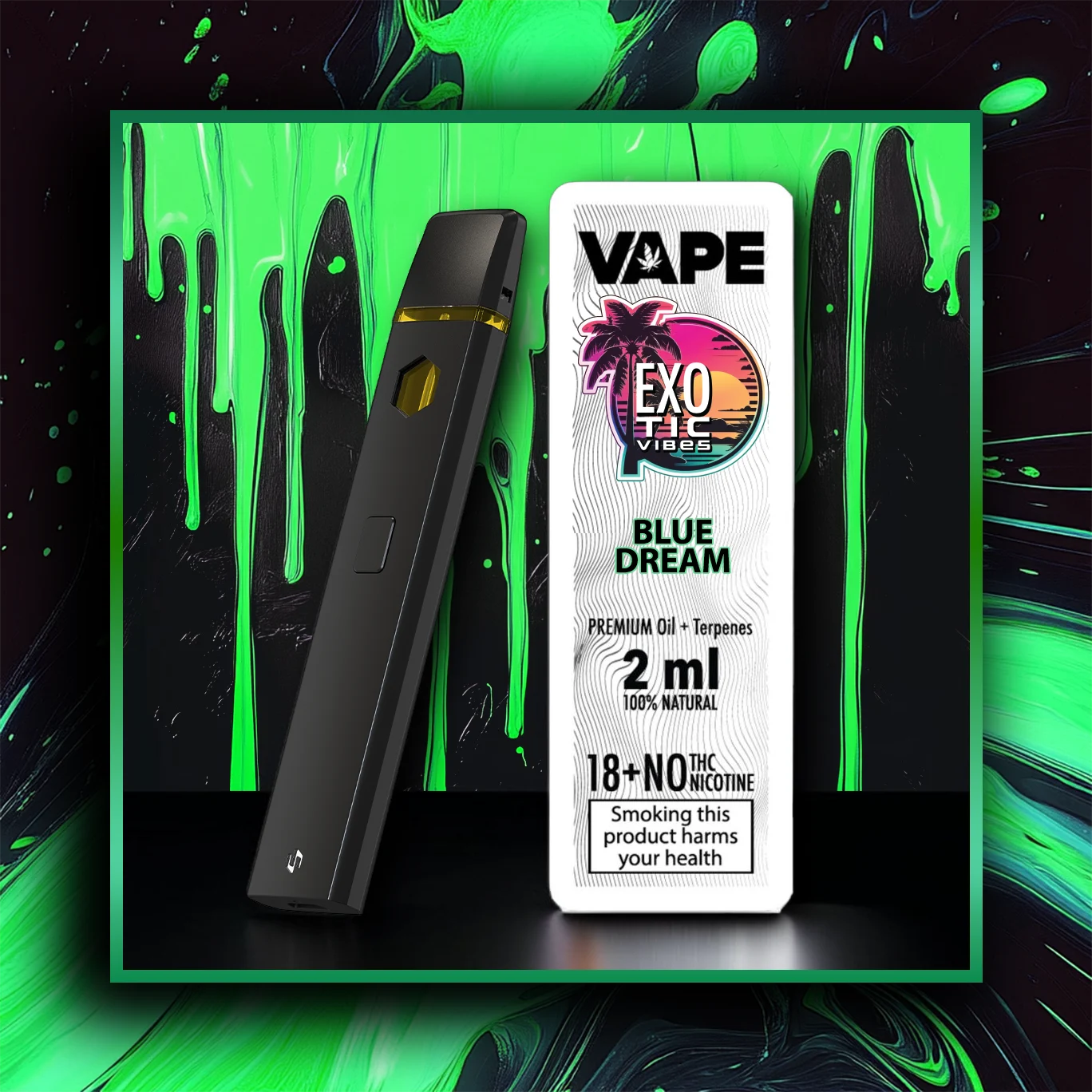 Blue Dream HHC Prémium Vape - 2.00 ml. HHC