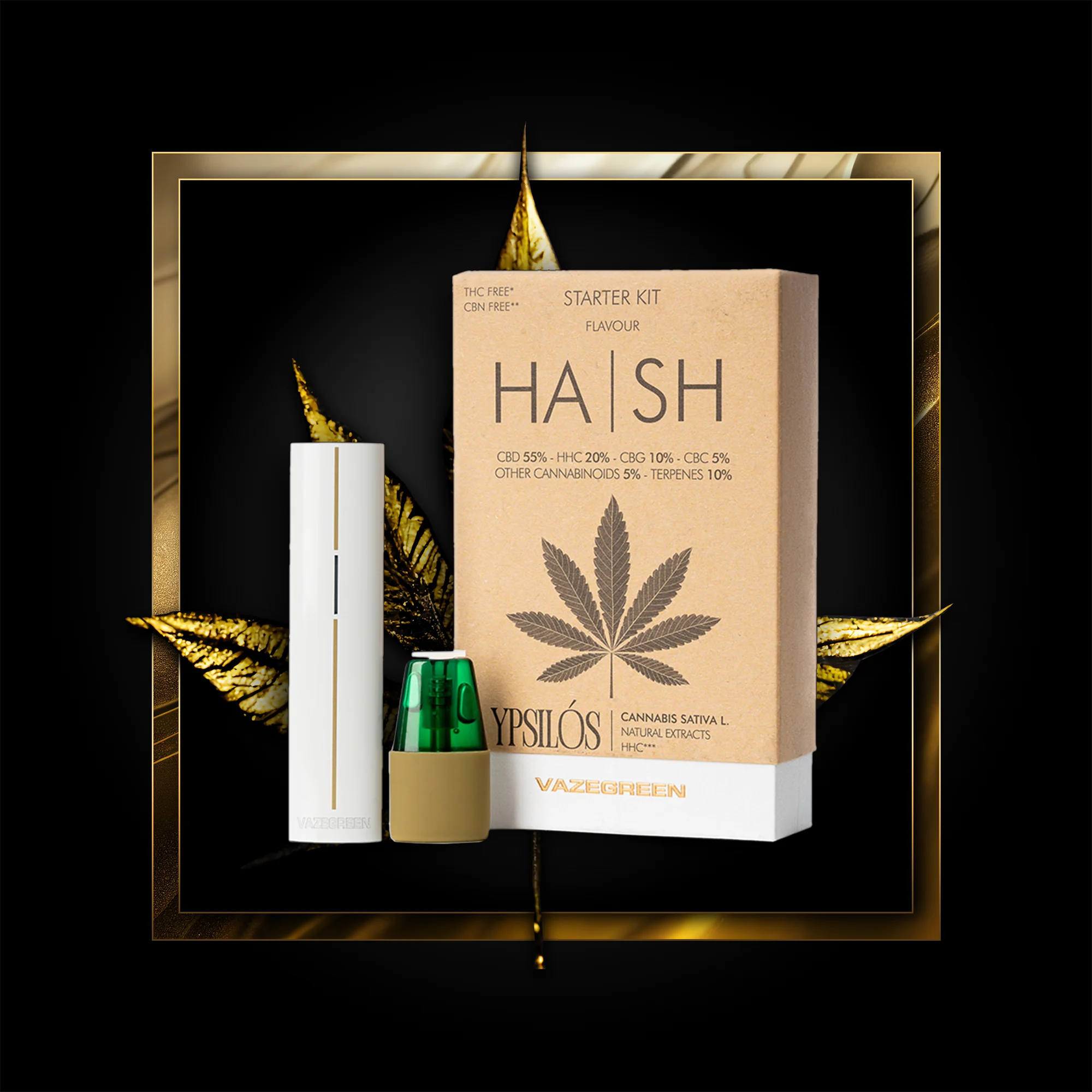Hash Pen (kezdőkészlet) 500 fújás - 1,00 ml. HHC