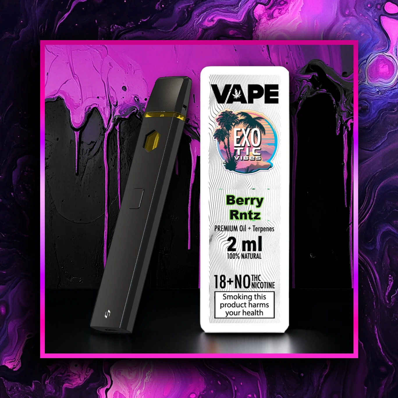 Berry Runtz HCT Prémium Vape - 2.00 ml. HCT