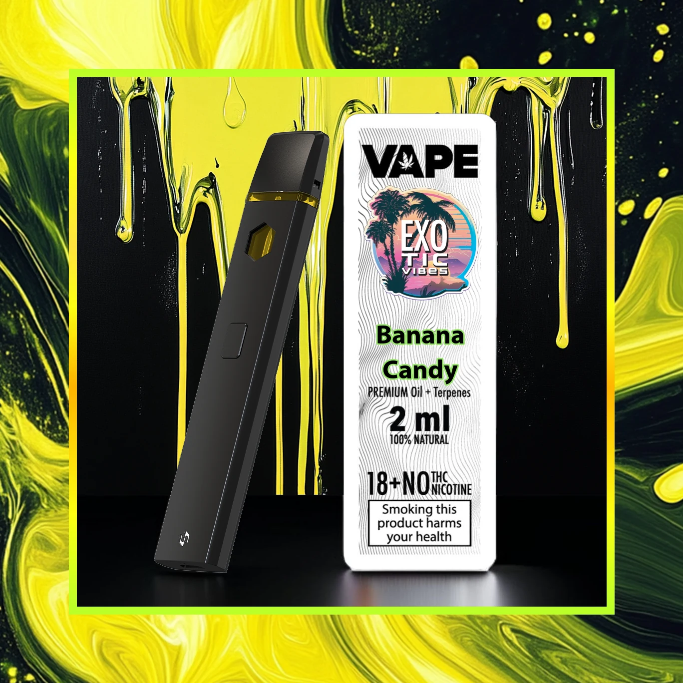 Banana Candy HCT Prémium Vape - 2.00 ml. HCT