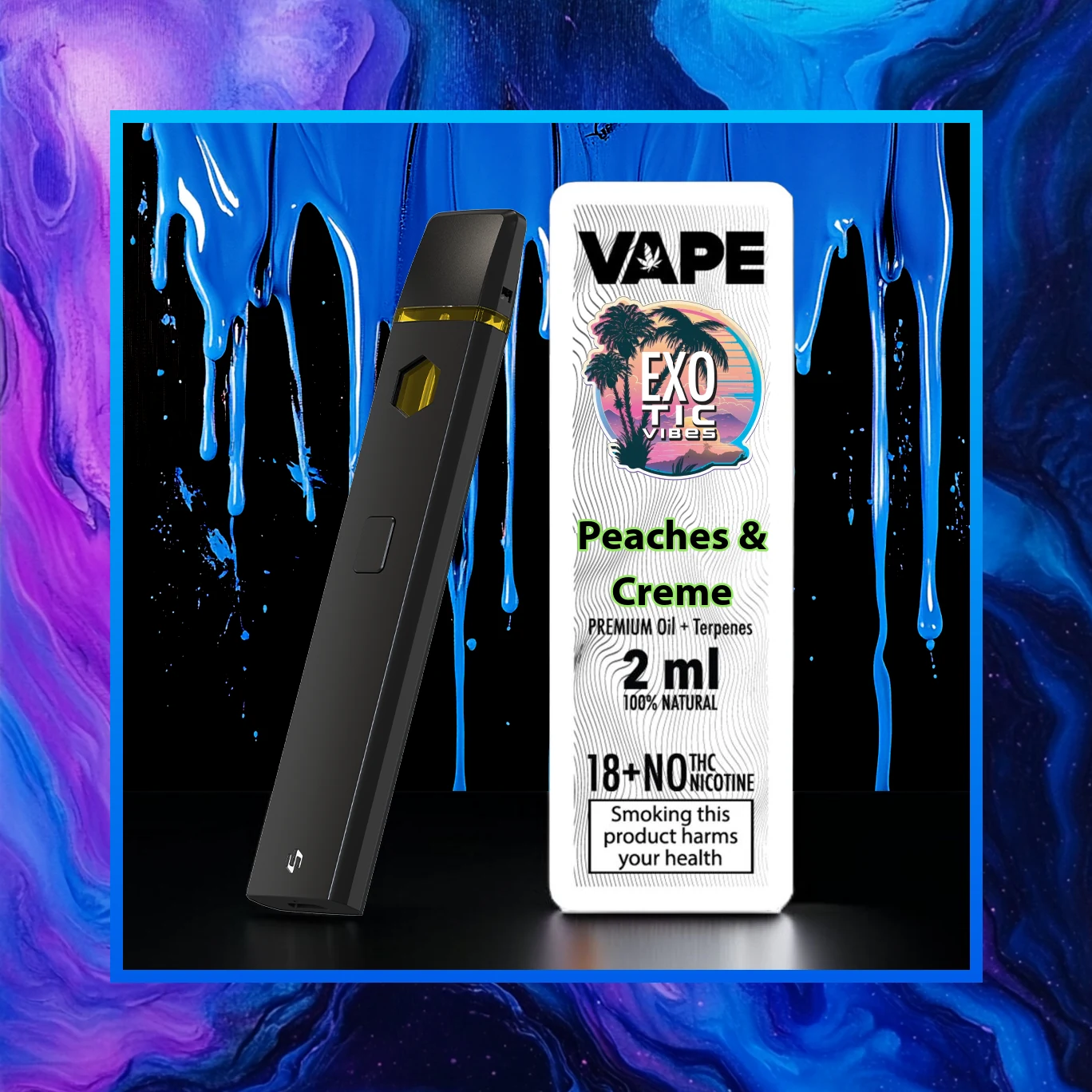 Peaches & Creme HCT Prémium Vape - 2.00 ml. HCT